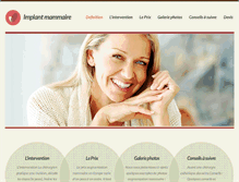 Tablet Screenshot of implant-mammaire.net